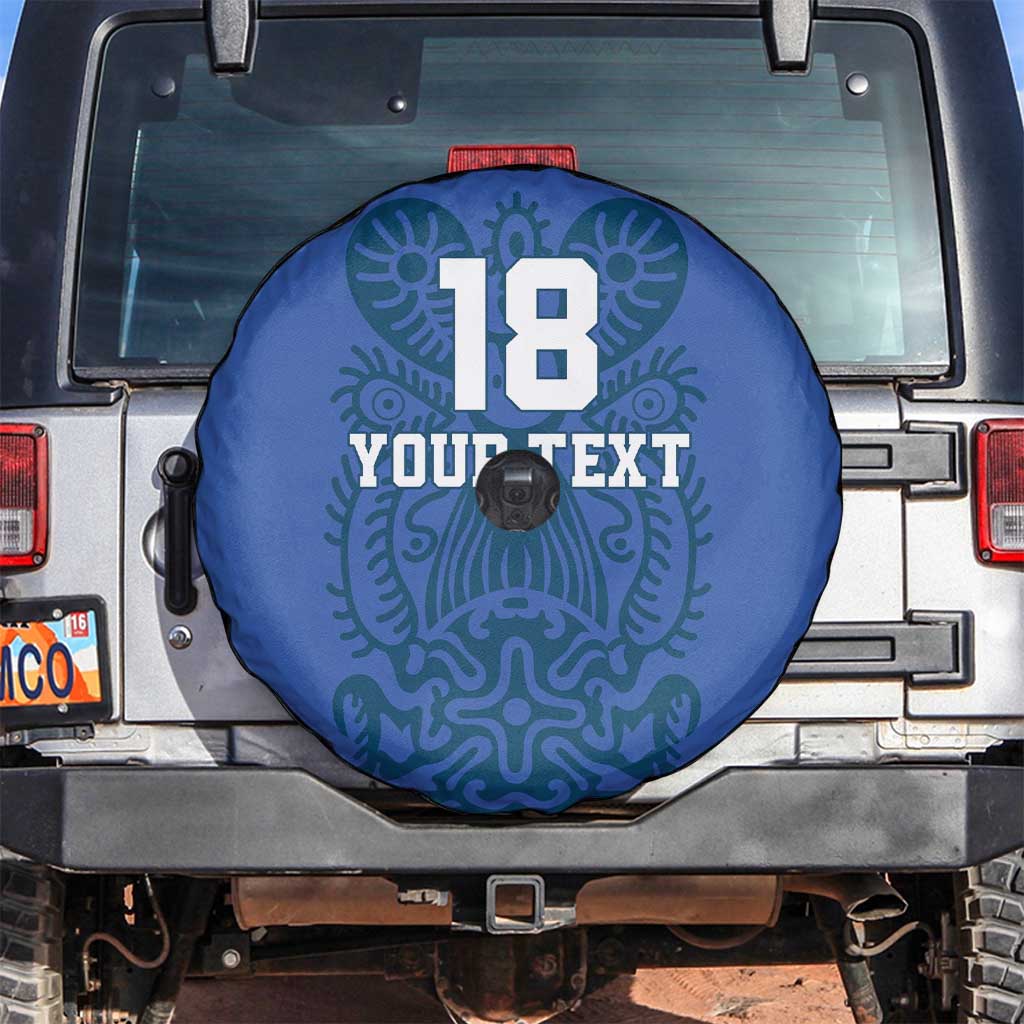 Custom Finland Football Champion Spare Tire Cover Sami Pattern - Wonder Print Shop