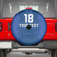 Custom Finland Football Champion Spare Tire Cover Sami Pattern - Wonder Print Shop