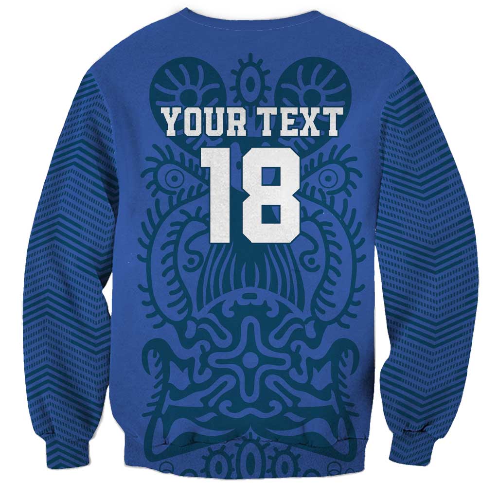 Custom Finland Football Champion Sweatshirt Sami Pattern - Wonder Print Shop