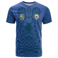 Custom Finland Football Champion T Shirt Sami Pattern - Wonder Print Shop