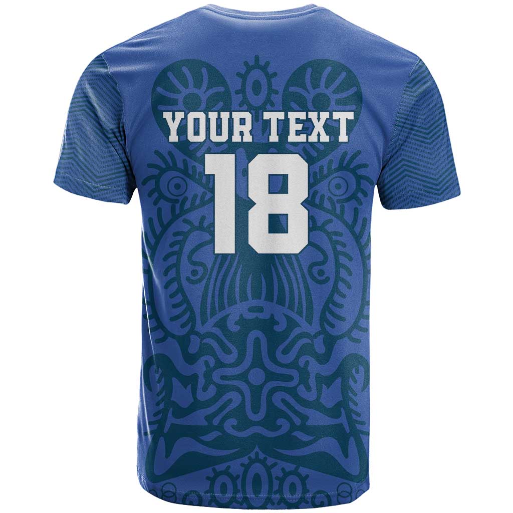 Custom Finland Football Champion T Shirt Sami Pattern - Wonder Print Shop