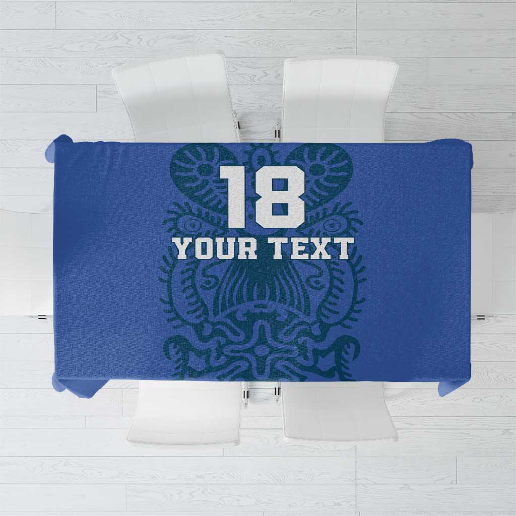 Custom Finland Football Champion Tablecloth Sami Pattern - Wonder Print Shop