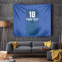 Custom Finland Football Champion Tapestry Sami Pattern - Wonder Print Shop
