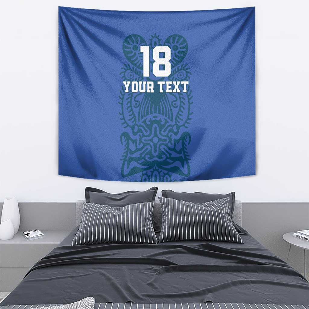 Custom Finland Football Champion Tapestry Sami Pattern - Wonder Print Shop