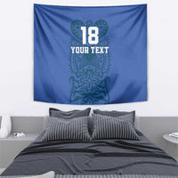 Custom Finland Football Champion Tapestry Sami Pattern - Wonder Print Shop