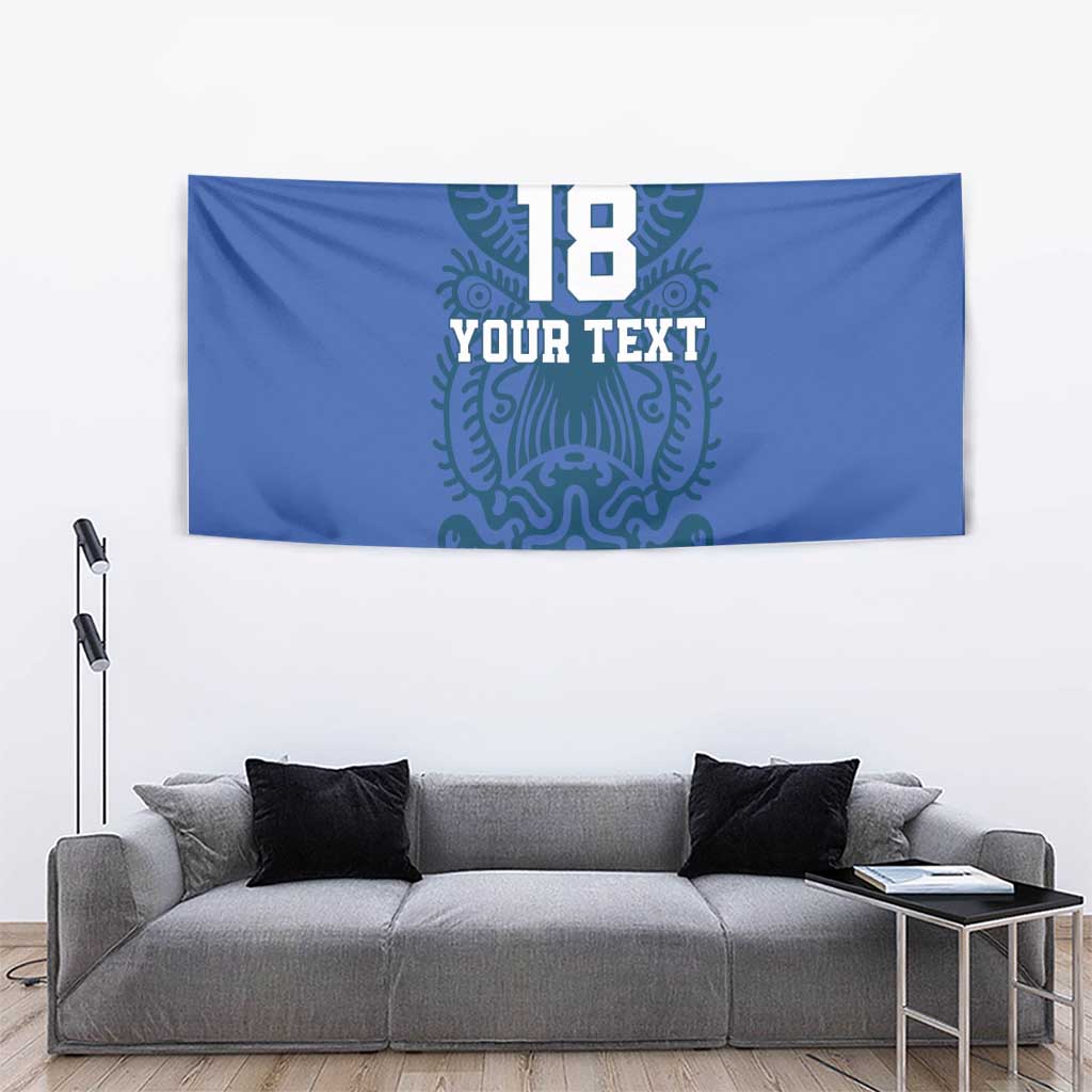 Custom Finland Football Champion Tapestry Sami Pattern - Wonder Print Shop