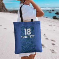 Custom Finland Football Champion Tote Bag Sami Pattern - Wonder Print Shop