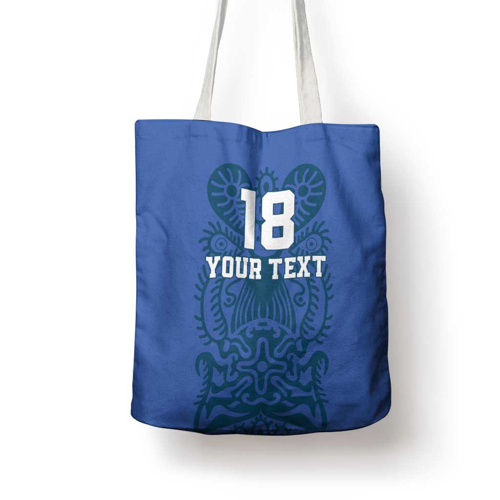 Custom Finland Football Champion Tote Bag Sami Pattern - Wonder Print Shop