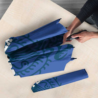 Custom Finland Football Champion Umbrella Sami Pattern - Wonder Print Shop