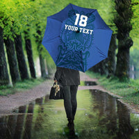Custom Finland Football Champion Umbrella Sami Pattern - Wonder Print Shop