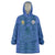 Custom Finland Football Champion Wearable Blanket Hoodie Sami Pattern - Wonder Print Shop