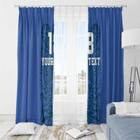 Custom Finland Football Champion Window Curtain Sami Pattern - Wonder Print Shop