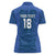 Custom Finland Football Champion Women Polo Shirt Sami Pattern - Wonder Print Shop