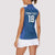 Custom Finland Football Champion Women Sleeveless Polo Shirt Sami Pattern - Wonder Print Shop
