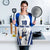 Finland Basketball Custom Apron Wolf Mascot Dynamic Style - Wonder Print Shop
