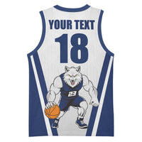 Finland Basketball Custom Basketball Jersey Wolf Mascot Dynamic Style - Wonder Print Shop