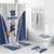 Finland Basketball Custom Bathroom Set Wolf Mascot Dynamic Style - Wonder Print Shop