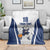 Finland Basketball Custom Blanket Wolf Mascot Dynamic Style - Wonder Print Shop