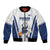 Finland Basketball Custom Bomber Jacket Wolf Mascot Dynamic Style - Wonder Print Shop