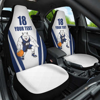 Finland Basketball Custom Car Seat Cover Wolf Mascot Dynamic Style - Wonder Print Shop