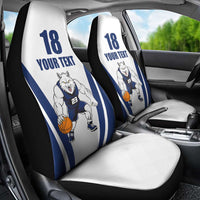 Finland Basketball Custom Car Seat Cover Wolf Mascot Dynamic Style - Wonder Print Shop
