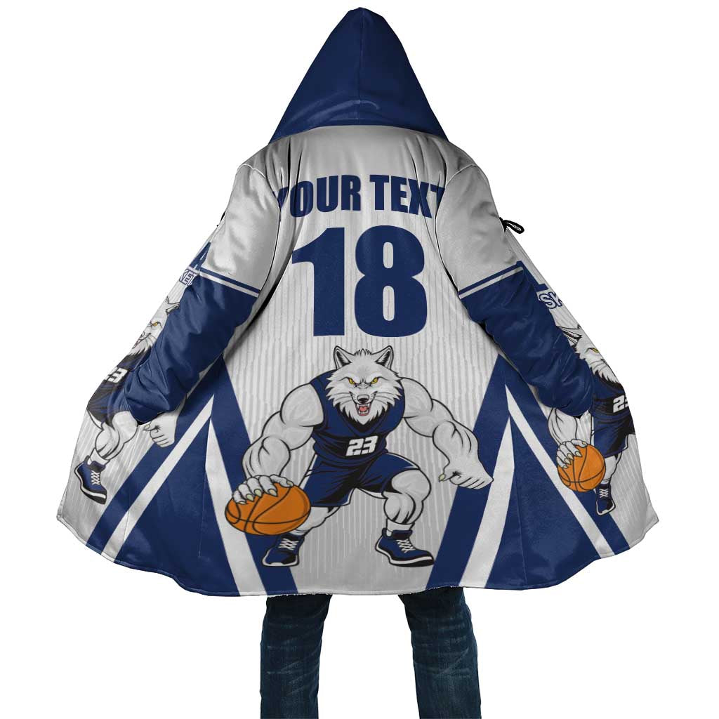 Finland Basketball Custom Cloak Wolf Mascot Dynamic Style - Wonder Print Shop