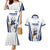 Finland Basketball Custom Couples Matching Mermaid Dress and Hawaiian Shirt Wolf Mascot Dynamic Style - Wonder Print Shop