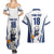 Finland Basketball Custom Couples Matching Summer Maxi Dress and Hawaiian Shirt Wolf Mascot Dynamic Style - Wonder Print Shop