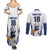 Finland Basketball Custom Couples Matching Summer Maxi Dress and Long Sleeve Button Shirt Wolf Mascot Dynamic Style - Wonder Print Shop