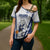 Finland Basketball Custom Cross Shoulder Shirt Wolf Mascot Dynamic Style - Wonder Print Shop