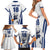 Finland Basketball Custom Family Matching Short Sleeve Bodycon Dress and Hawaiian Shirt Wolf Mascot Dynamic Style - Wonder Print Shop