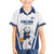 Finland Basketball Custom Family Matching Short Sleeve Bodycon Dress and Hawaiian Shirt Wolf Mascot Dynamic Style - Wonder Print Shop