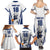 Finland Basketball Custom Family Matching Summer Maxi Dress and Hawaiian Shirt Wolf Mascot Dynamic Style - Wonder Print Shop