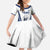 Finland Basketball Custom Family Matching Tank Maxi Dress and Hawaiian Shirt Wolf Mascot Dynamic Style - Wonder Print Shop