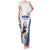Finland Basketball Custom Family Matching Tank Maxi Dress and Hawaiian Shirt Wolf Mascot Dynamic Style - Wonder Print Shop