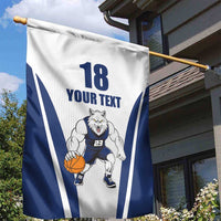 Finland Basketball Custom Garden Flag Wolf Mascot Dynamic Style - Wonder Print Shop