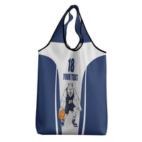 Finland Basketball Custom Grocery Bag Wolf Mascot Dynamic Style - Wonder Print Shop