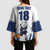 Finland Basketball Custom Kimono Sleeve Blouse Wolf Mascot Dynamic Style - Wonder Print Shop