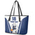 Finland Basketball Custom Leather Tote Bag Wolf Mascot Dynamic Style - Wonder Print Shop