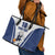 Finland Basketball Custom Leather Tote Bag Wolf Mascot Dynamic Style - Wonder Print Shop