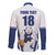 Finland Basketball Custom Long Sleeve Button Shirt Wolf Mascot Dynamic Style - Wonder Print Shop
