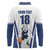 Finland Basketball Custom Long Sleeve Polo Shirt Wolf Mascot Dynamic Style - Wonder Print Shop