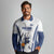 Finland Basketball Custom Long Sleeve Polo Shirt Wolf Mascot Dynamic Style - Wonder Print Shop