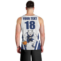 Finland Basketball Custom Men Tank Top Wolf Mascot Dynamic Style - Wonder Print Shop