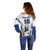 Finland Basketball Custom Off Shoulder Sweater Wolf Mascot Dynamic Style - Wonder Print Shop