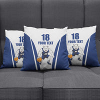 Finland Basketball Custom Pillow Cover Wolf Mascot Dynamic Style - Wonder Print Shop