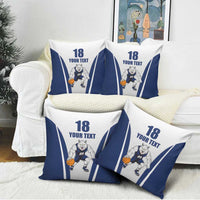 Finland Basketball Custom Pillow Cover Wolf Mascot Dynamic Style - Wonder Print Shop