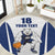 Finland Basketball Custom Round Carpet Wolf Mascot Dynamic Style - Wonder Print Shop
