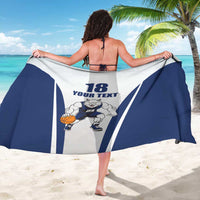 Finland Basketball Custom Sarong Wolf Mascot Dynamic Style - Wonder Print Shop