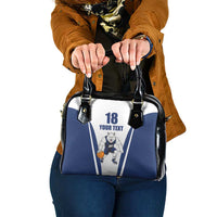 Finland Basketball Custom Shoulder Handbag Wolf Mascot Dynamic Style - Wonder Print Shop
